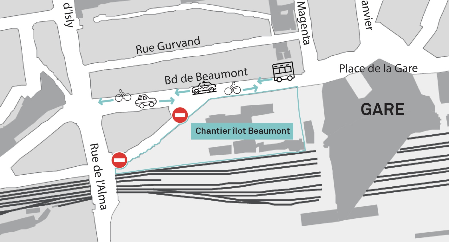 Plan circulation Beaumont