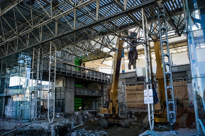 demolition gare hall nord 3