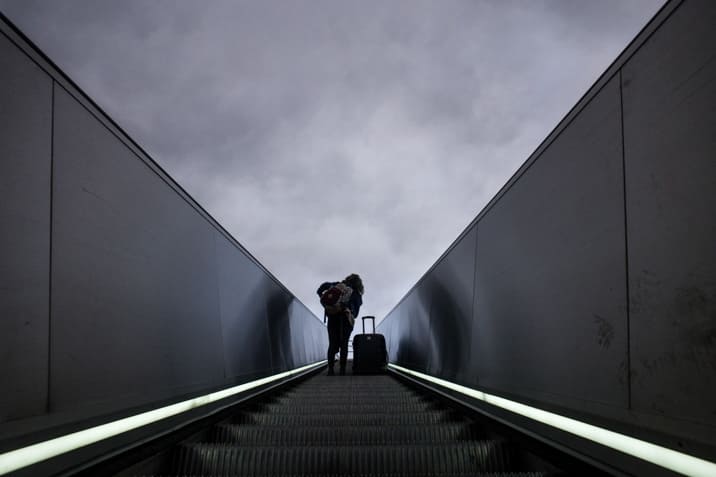 10 Gare Escalator Ouest janvier 2018