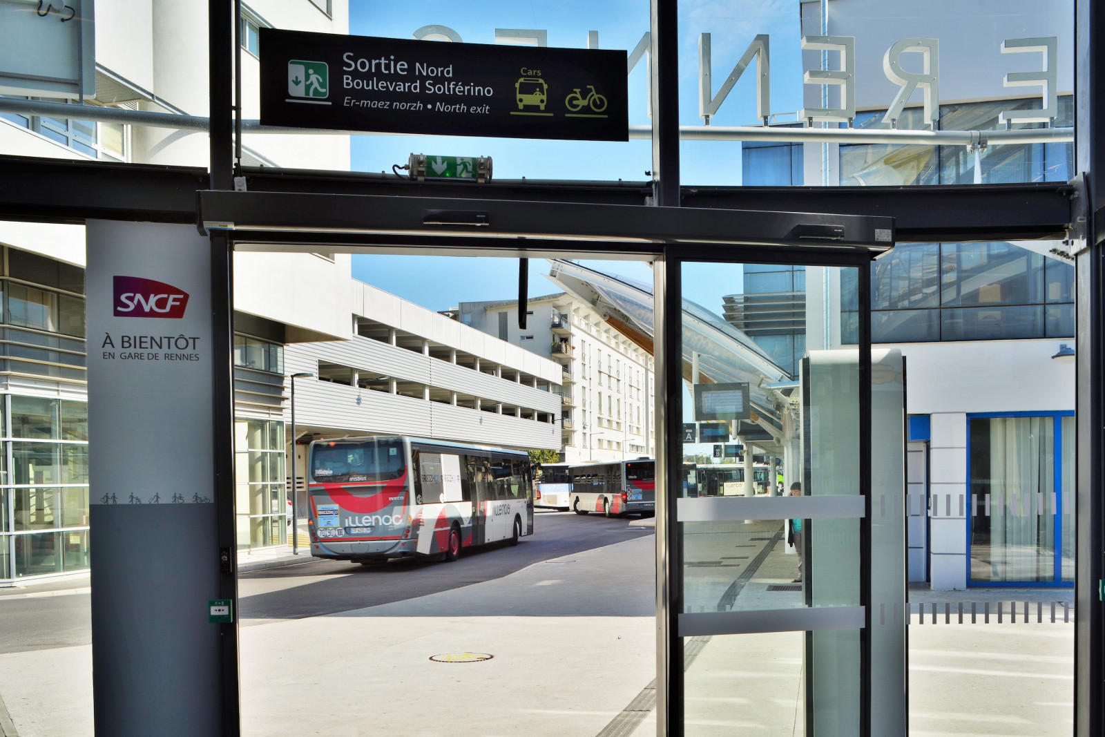 Un accès direct à la gare routière