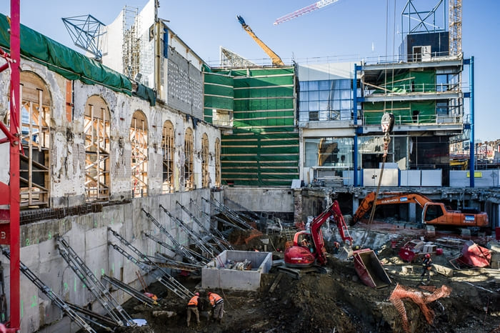 Nouvelle gare de Rennes : la façade fait peau neuve